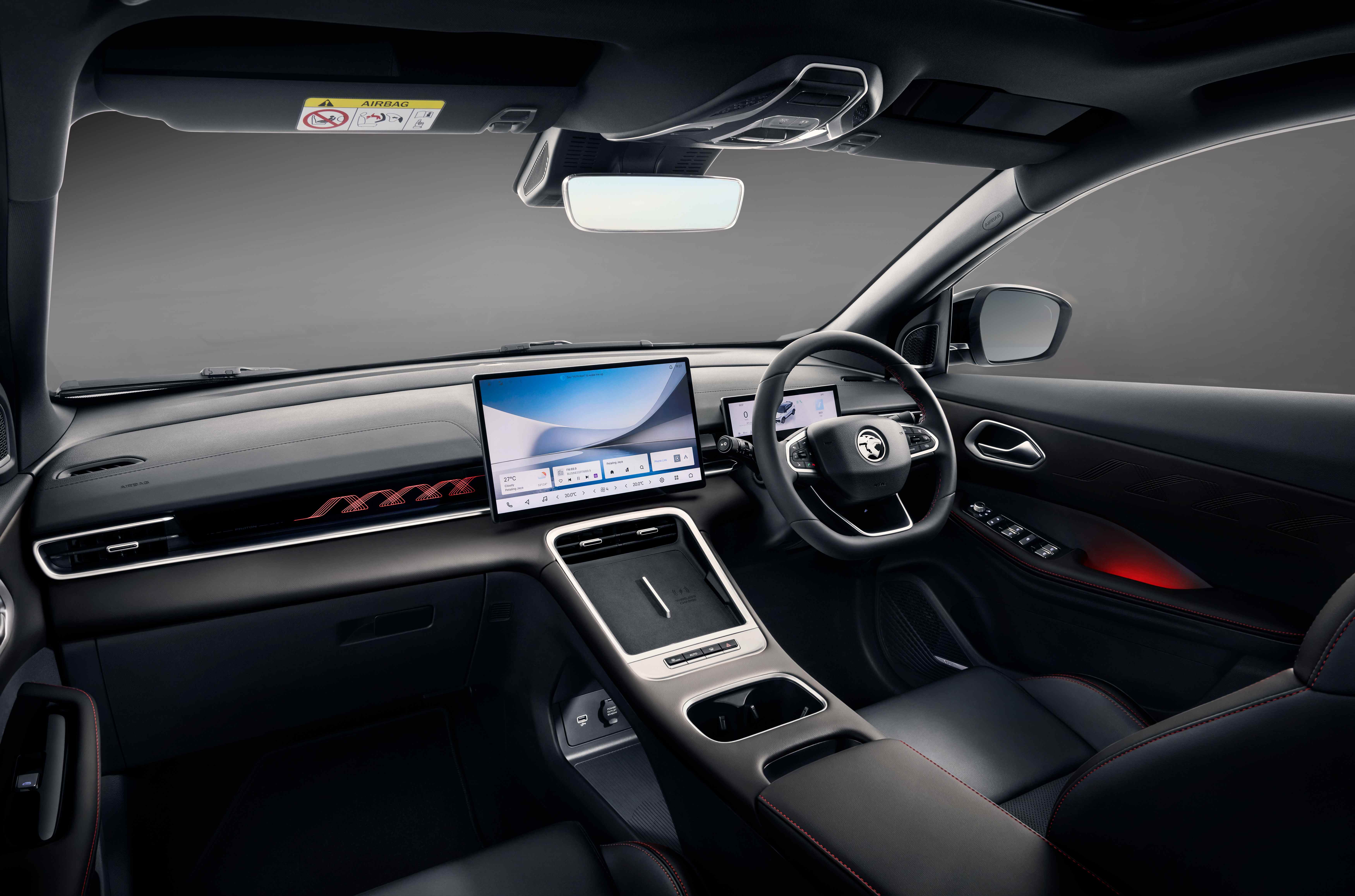 All New X50 SE Black Interior With Red Stitching Trims