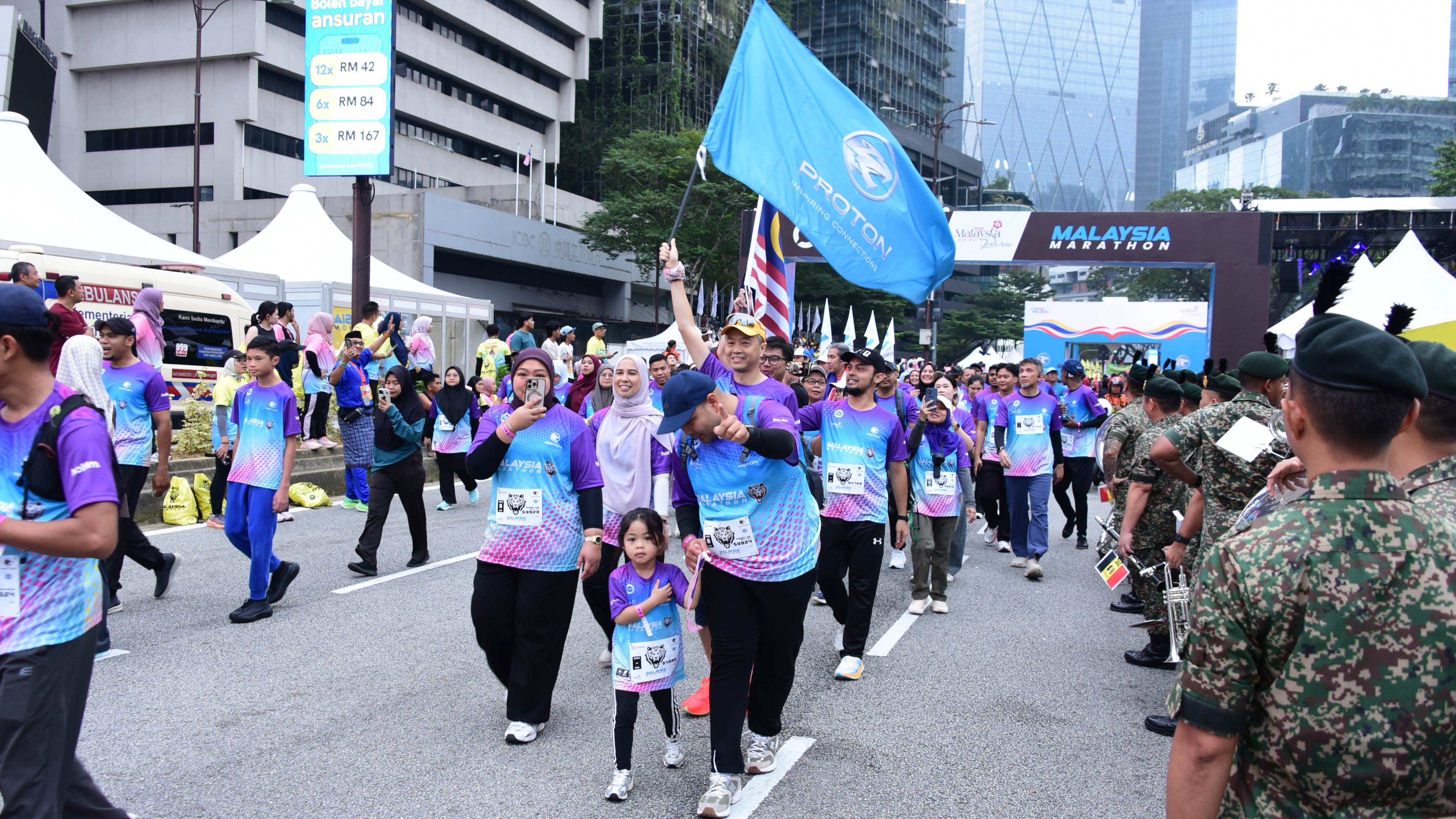 PROTON Runners At Malaysia Marathon