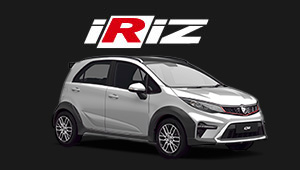 Model White Text Iriz