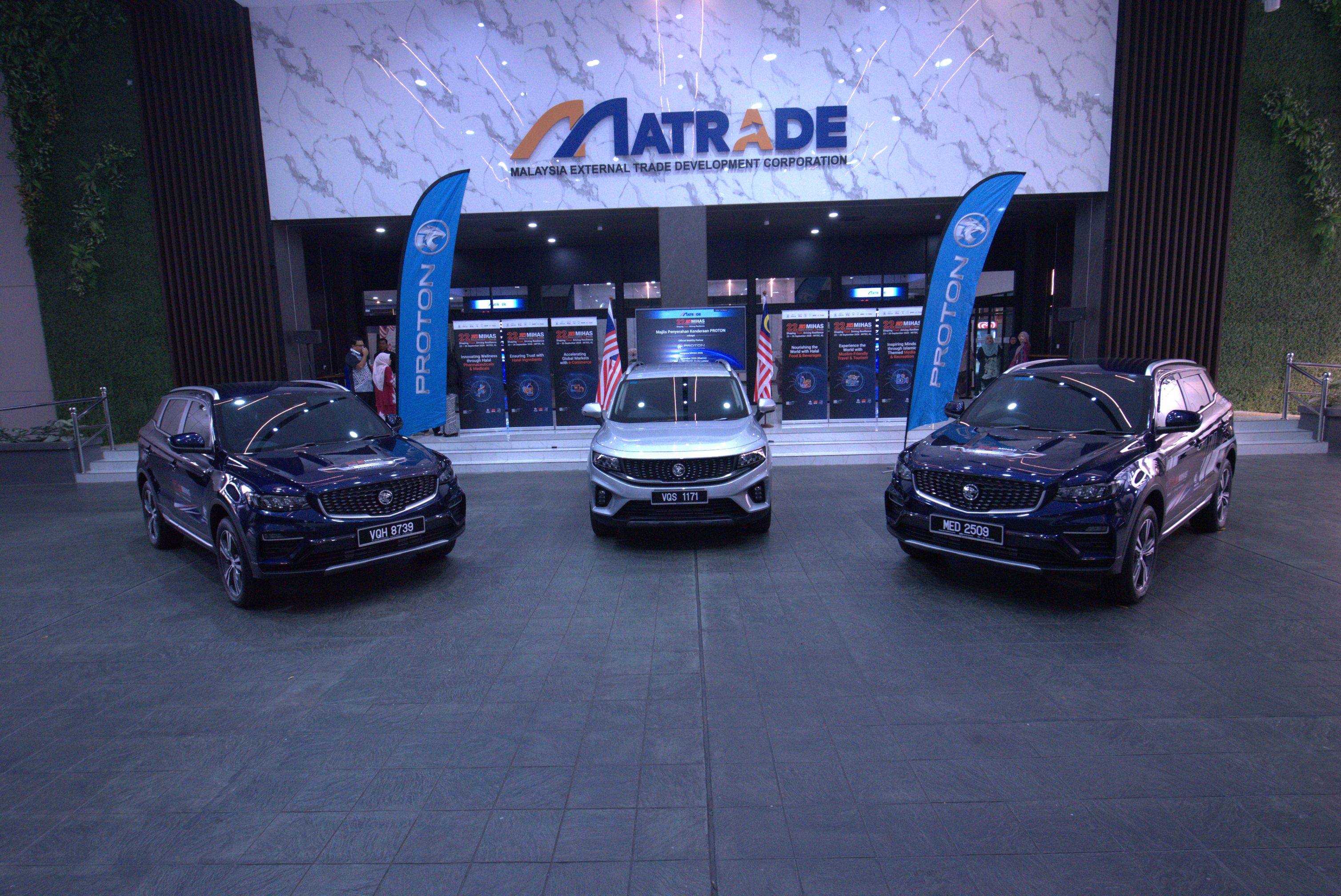 Pic 1 The Proton X70 And Proton X90 On Display