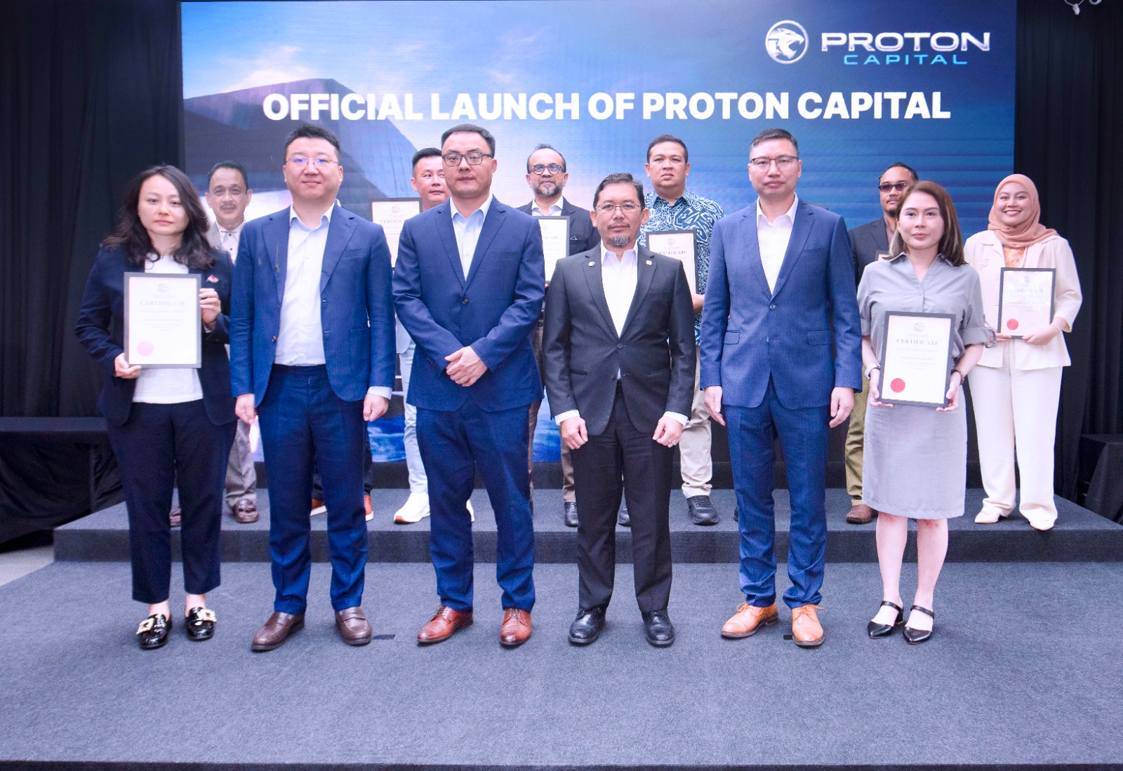 Pic 6 Proton Dealers With Their Appointment Certificate