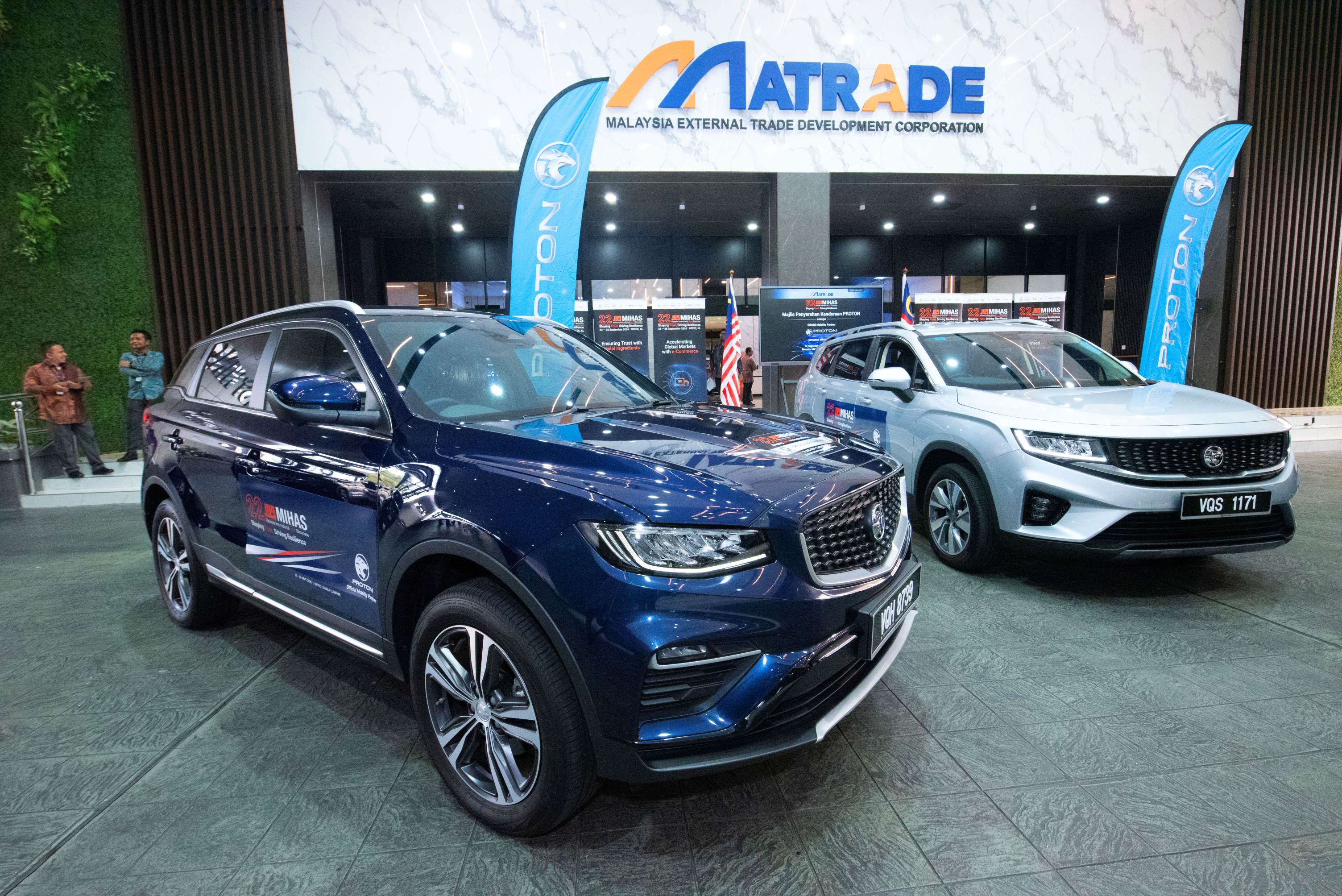 Pic 2 The Proton X70 And Proton X90 On Display