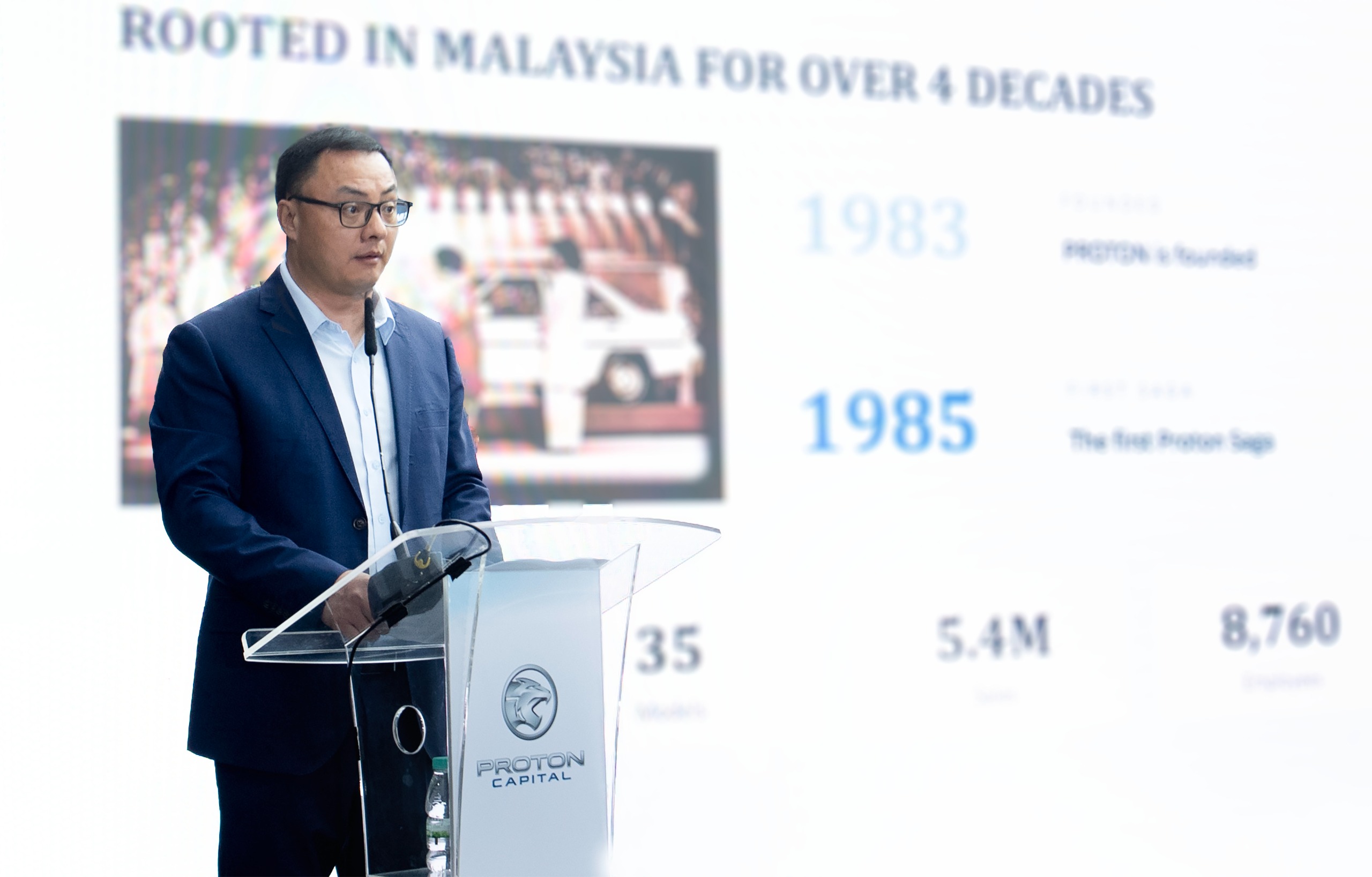 Pic 7 Mr Zhang Qiang, Chairman Proton Capital With His Speech Presentation